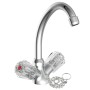 SCHÜTTE Grifo mezclador bimando para lavabo SAVINO cromado de , Grifos - Ref: Foro24-438684, Precio: 36,51 €, Descuento: %