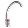 SCHÜTTE Grifo mezclador bimando para lavabo SAVINO cromado de , Grifos - Ref: Foro24-438684, Precio: 36,51 €, Descuento: %