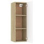 Mueble para TV madera contrachapada blanco roble 30,5x30x90 cm de , Muebles TV - Ref: Foro24-803354, Precio: 59,30 €, Descuen...