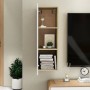 Mueble para TV madera contrachapada blanco roble 30,5x30x90 cm de , Muebles TV - Ref: Foro24-803354, Precio: 59,30 €, Descuen...