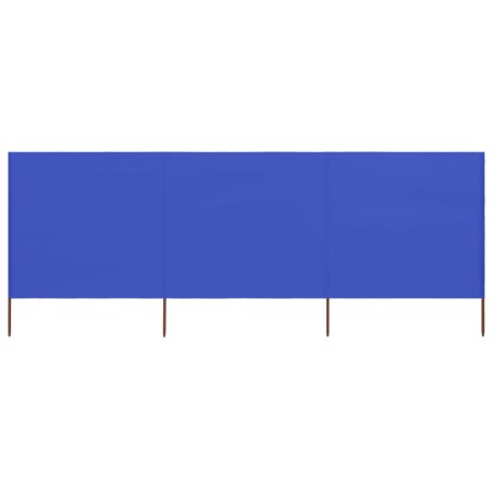 Paravientos de playa de 3 paneles tela azul celeste 400x80 cm de , Sombrillas - Ref: Foro24-47145, Precio: 30,40 €, Descuento: %