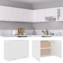 Armario colgante de cocina madera ingeniería blanco 80x31x60 cm de vidaXL, Armarios de cocina - Ref: Foro24-801276, Precio: 6...