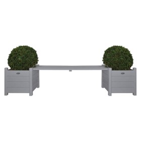 Maceteros grises con banco, Esschert Design CF33G de , Maceteros y jardineras - Ref: Foro24-404625, Precio: 168,78 €, Descuen...