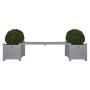 Maceteros grises con banco, Esschert Design CF33G de , Maceteros y jardineras - Ref: Foro24-404625, Precio: 168,78 €, Descuen...
