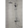 SCHÜTTE Set de ducha fija con bandeja lateral AQUASTAR cromo-antracita de , Cabezales de ducha - Ref: Foro24-435029, Precio: ...