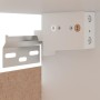 Armario colgante de cocina madera ingeniería blanco 80x31x60 cm de vidaXL, Armarios de cocina - Ref: Foro24-801276, Precio: 6...