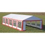 Parte Superior Del Toldo Fiestas Paneles Laterales Rojo & Blanco de , Cubiertas para carpas y cenadores - Ref: Foro24-40157, ...