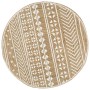 Alfombra de yute tejida a mano con estampado blanco 120 cm de , Alfombras - Ref: Foro24-133693, Precio: 44,14 €, Descuento: %