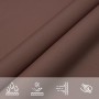 Toldo de vela triangular tela Oxford marrón 4x5x6,4 m de , Sombrillas - Ref: Foro24-135844, Precio: 34,62 €, Descuento: %