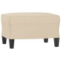 Juego de sofás con cojines 4 piezas tela microfibra crema de , Sofás - Ref: Foro24-3202312, Precio: 883,49 €, Descuento: %