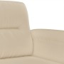 Juego de sofás con cojines 4 piezas tela microfibra crema de , Sofás - Ref: Foro24-3202312, Precio: 883,49 €, Descuento: %