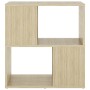 Librería de madera contrachapada roble Sonoma 60x24x63 cm de , Librerías y estanterías - Ref: Foro24-809065, Precio: 33,89 €,...