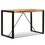 Mesa de comedor de madera maciza de mango rugosa 120 cm de , Mesas de cocina y de comedor - Ref: Foro24-243996, Precio: 186,3...