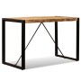 Mesa de comedor de madera maciza de mango rugosa 120 cm de , Mesas de cocina y de comedor - Ref: Foro24-243996, Precio: 186,3...