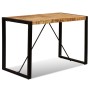 Mesa de comedor de madera maciza de mango rugosa 120 cm de , Mesas de cocina y de comedor - Ref: Foro24-243996, Precio: 186,3...