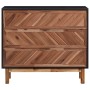 Aparador de madera maciza de acacia y MDF 90x33,5x8 cm de , Aparadores - Ref: Foro24-289906, Precio: 254,83 €, Descuento: %