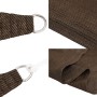 Toldo de vela HDPE marrón 160 g/m² 7x7 m de , Sombrillas - Ref: Foro24-311775, Precio: 110,74 €, Descuento: %