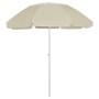 Sombrilla de playa amarillo arena 300 cm de , Sombrillas - Ref: Foro24-314715, Precio: 40,37 €, Descuento: %
