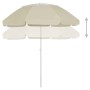 Sombrilla de playa amarillo arena 300 cm de , Sombrillas - Ref: Foro24-314715, Precio: 40,37 €, Descuento: %