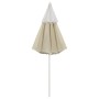 Sombrilla de playa amarillo arena 300 cm de , Sombrillas - Ref: Foro24-314715, Precio: 40,37 €, Descuento: %