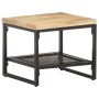 Mesa auxiliar de madera maciza de mango 40x40x35 cm de , Mesas auxiliares - Ref: Foro24-320241, Precio: 62,62 €, Descuento: %