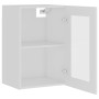 Armario colgante vidrio madera ingeniería blanco 40x31x60 cm de vidaXL, Armarios de cocina - Ref: Foro24-802505, Precio: 45,4...