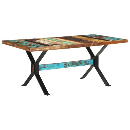Mesa de comedor de madera maciza reciclada 180x90x76 cm de , Mesas de cocina y de comedor - Ref: Foro24-321611, Precio: 368,3...