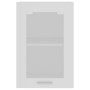 Armario colgante vidrio madera ingeniería blanco 40x31x60 cm de vidaXL, Armarios de cocina - Ref: Foro24-802505, Precio: 45,4...
