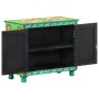 Aparador madera de mango pintado a mano multicolor 70x35x60 cm de , Aparadores - Ref: Foro24-321664, Precio: 185,57 €, Descue...