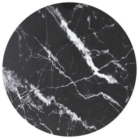 Tablero de mesa diseño mármol vidrio templado negro Ø90x1 cm de , Tableros para mesas - Ref: Foro24-322267, Precio: 76,94 €, ...