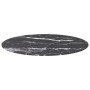 Tablero de mesa diseño mármol vidrio templado negro Ø90x1 cm de , Tableros para mesas - Ref: Foro24-322267, Precio: 76,94 €, ...