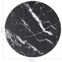 Tablero de mesa diseño mármol vidrio templado negro Ø90x1 cm de , Tableros para mesas - Ref: Foro24-322267, Precio: 76,94 €, ...