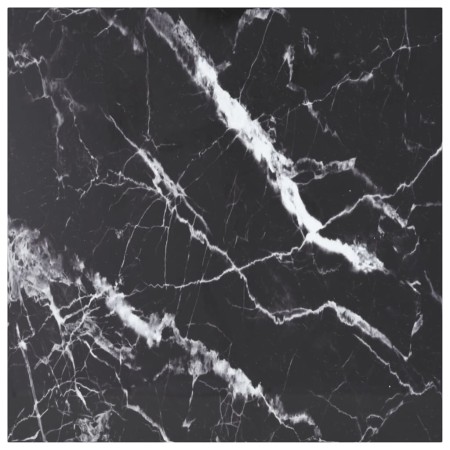 Tablero mesa diseño mármol vidrio templado negro 80x80 cm 6 mm de , Tableros para mesas - Ref: Foro24-322273, Precio: 63,96 €...