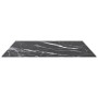 Tablero mesa diseño mármol vidrio templado negro 80x80 cm 6 mm de , Tableros para mesas - Ref: Foro24-322273, Precio: 63,96 €...