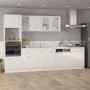 Armario colgante vidrio y madera ingeniería blanco brillo de vidaXL, Armarios de cocina - Ref: Foro24-802534, Precio: 85,41 €...