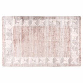 Alfombra lavable antideslizante beige 160x230 cm de , Alfombras - Ref: Foro24-337943, Precio: 68,82 €, Descuento: %