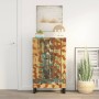 Aparador con cajón hierro y madera maciza reciclada 60x33x100cm de , Aparadores - Ref: Foro24-352935, Precio: 166,21 €, Descu...