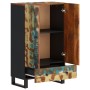 Aparador con cajón hierro y madera maciza reciclada 60x33x100cm de , Aparadores - Ref: Foro24-352935, Precio: 166,21 €, Descu...