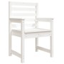 Sillas jardín 2 uds madera maciza pino blanco 60x48x91 cm de , Sillas de jardín - Ref: Foro24-824054, Precio: 157,37 €, Descu...