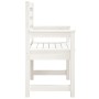 Sillas jardín 2 uds madera maciza pino blanco 60x48x91 cm de , Sillas de jardín - Ref: Foro24-824054, Precio: 157,37 €, Descu...