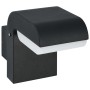 Lámpara LED de pared para jardín ovalada negra 9 W de , Iluminación de exterior - Ref: Foro24-45652, Precio: 32,91 €, Descuen...