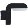 Lámpara LED de pared para jardín ovalada negra 9 W de , Iluminación de exterior - Ref: Foro24-45652, Precio: 32,91 €, Descuen...