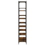 Estantería hierro madera ingeniería roble ahumado 100x32x170 cm de , Librerías y estanterías - Ref: Foro24-832790, Precio: 11...