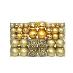 Lote de bolas de Navidad 100 unidades doradas 3/4/6 cm de , Adornos festivos - Ref: Foro24-245708, Precio: 29,69 €, Descuento: %