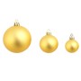 Lote de bolas de Navidad 100 unidades doradas 3/4/6 cm de , Adornos festivos - Ref: Foro24-245708, Precio: 29,69 €, Descuento: %
