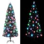 Árbol de Navidad con luces y soporte fibra óptica 240 cm de , Arboles de navidad - Ref: Foro24-284299, Precio: 157,20 €, Desc...
