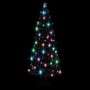 Árbol de Navidad con luces y soporte fibra óptica 240 cm de , Arboles de navidad - Ref: Foro24-284299, Precio: 157,20 €, Desc...