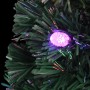 Árbol de Navidad con luces y soporte fibra óptica 150 cm de , Arboles de navidad - Ref: Foro24-284301, Precio: 76,70 €, Descu...
