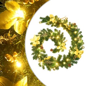 Guirnalda de Navidad con luces LED PVC verde 2,7 m de , Luces de Navidad - Ref: Foro24-320970, Precio: 31,90 €, Descuento: %