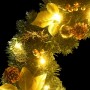 Guirnalda de Navidad con luces LED PVC verde 2,7 m de , Luces de Navidad - Ref: Foro24-320970, Precio: 31,90 €, Descuento: %